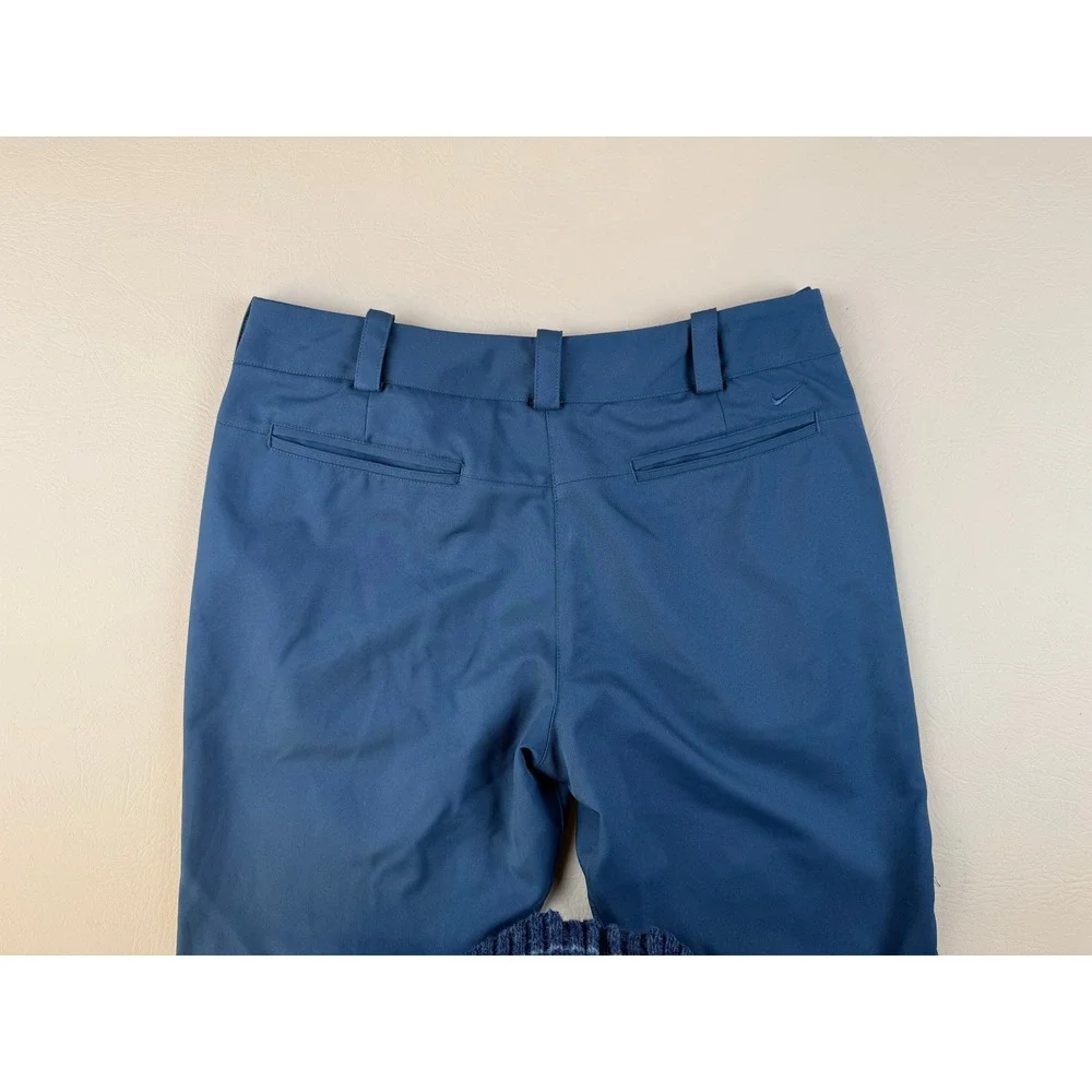 Nike 6 Golf Pants Blue Tour Performance Dri-FIT Cropped Trousers Polyester